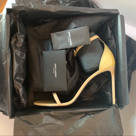 SOLD! NWT Saint Laurent “Jane 105” Nude Heel - Picture 5 of 5